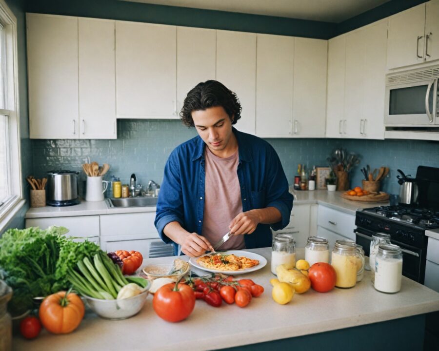 Dicas de alimentação simples para estudantes sozinhos