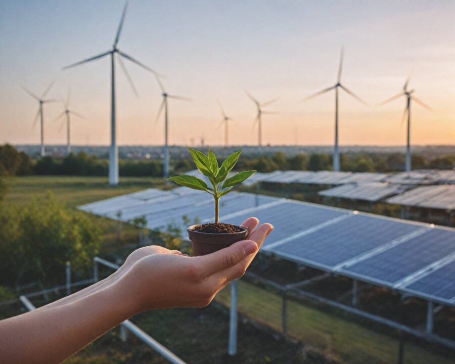 como construir um futuro sustentável com menos recursos