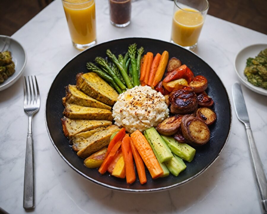 Como montar um prato completo com comida caseira saudável