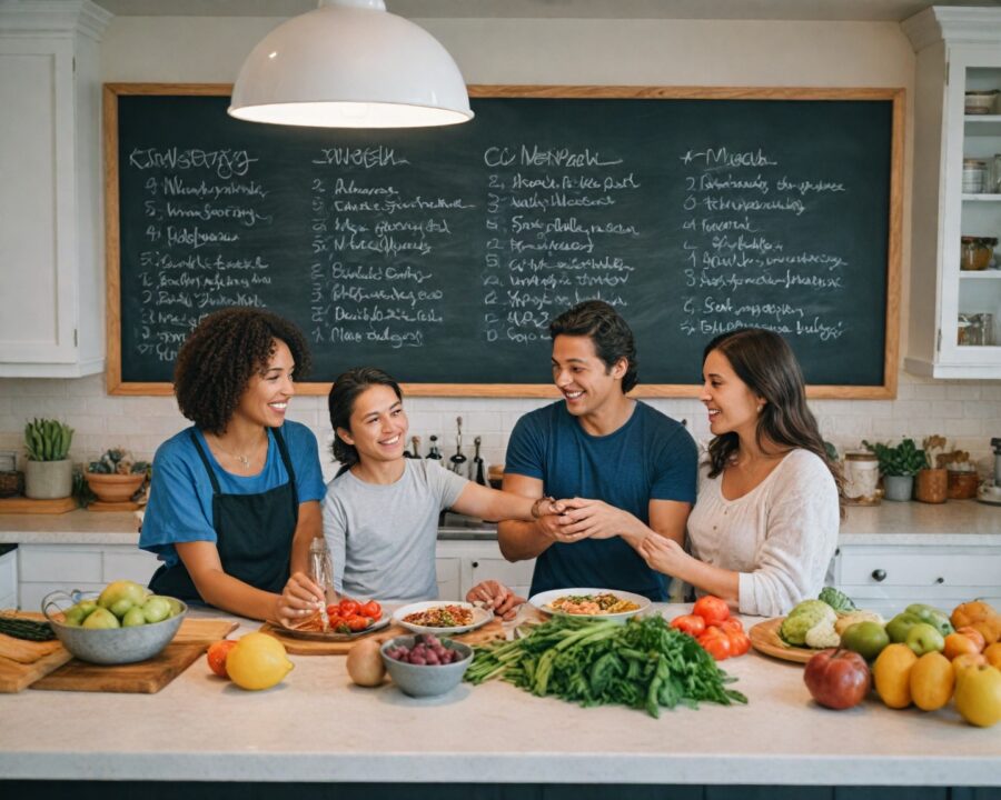 Como montar um cardápio semanal acessível e prático